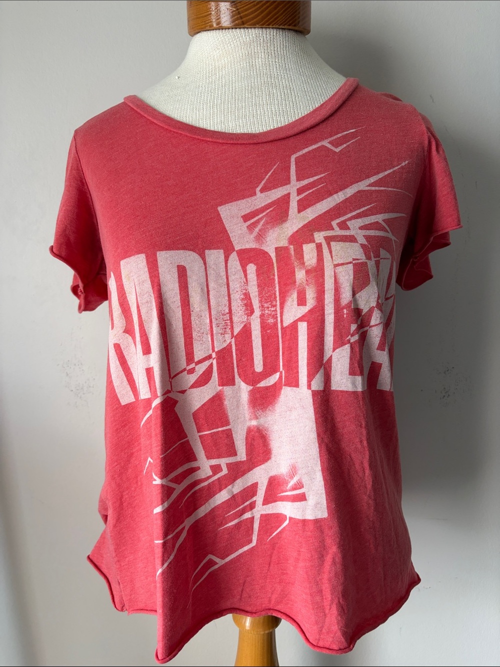 Radiohead Pink Graphic Crop Top - Women